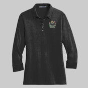 . - L578.pgp - Ladies 3/4 Sleeve Meridian Cotton Blend Polo