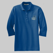 L562.pgp - Ladies Silk Touch™ 3/4 Sleeve Polo